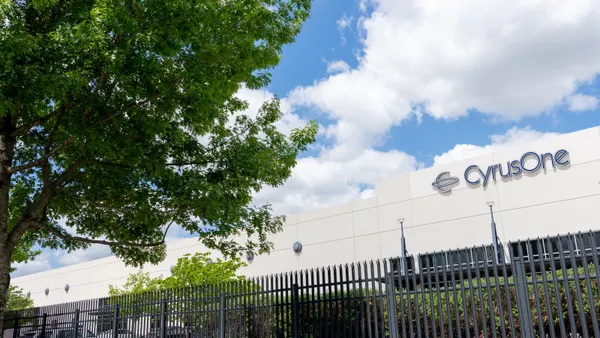A large building that says CyrusOne.