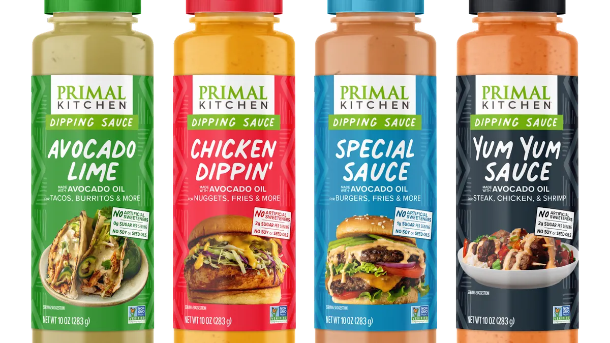 Primal Kitchen dipping sauces