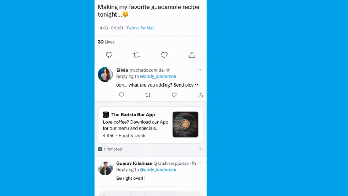 Twitter reply ads
