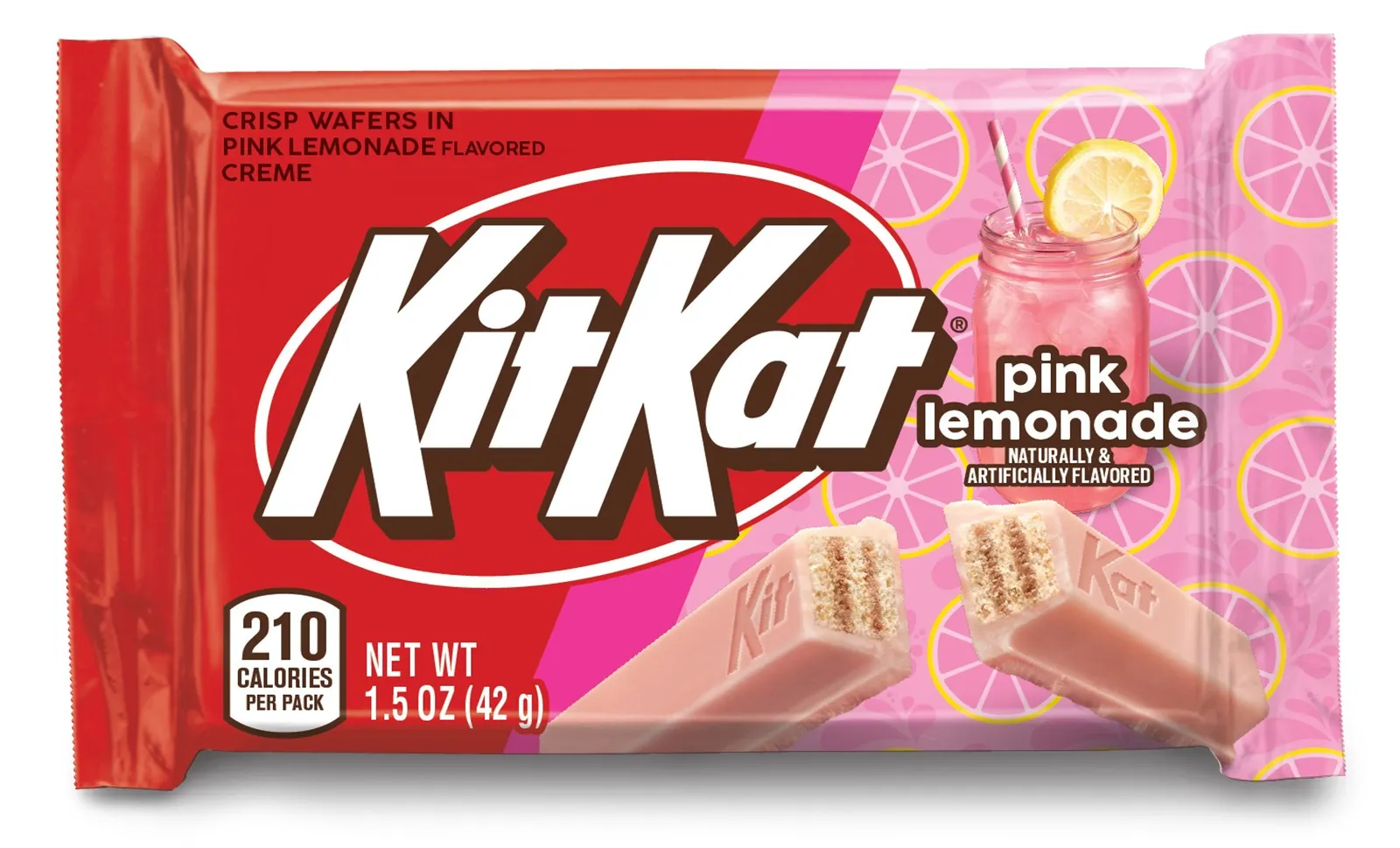 Hershey&#x27;s Kit Kat Pink Lemonade Flavored Bar