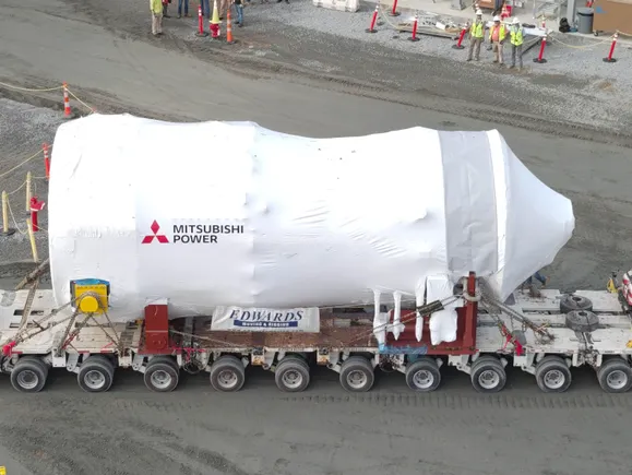 Georgia Power receives natural gas turbine as delays loom