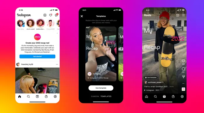 Instagram Reels recap 2022