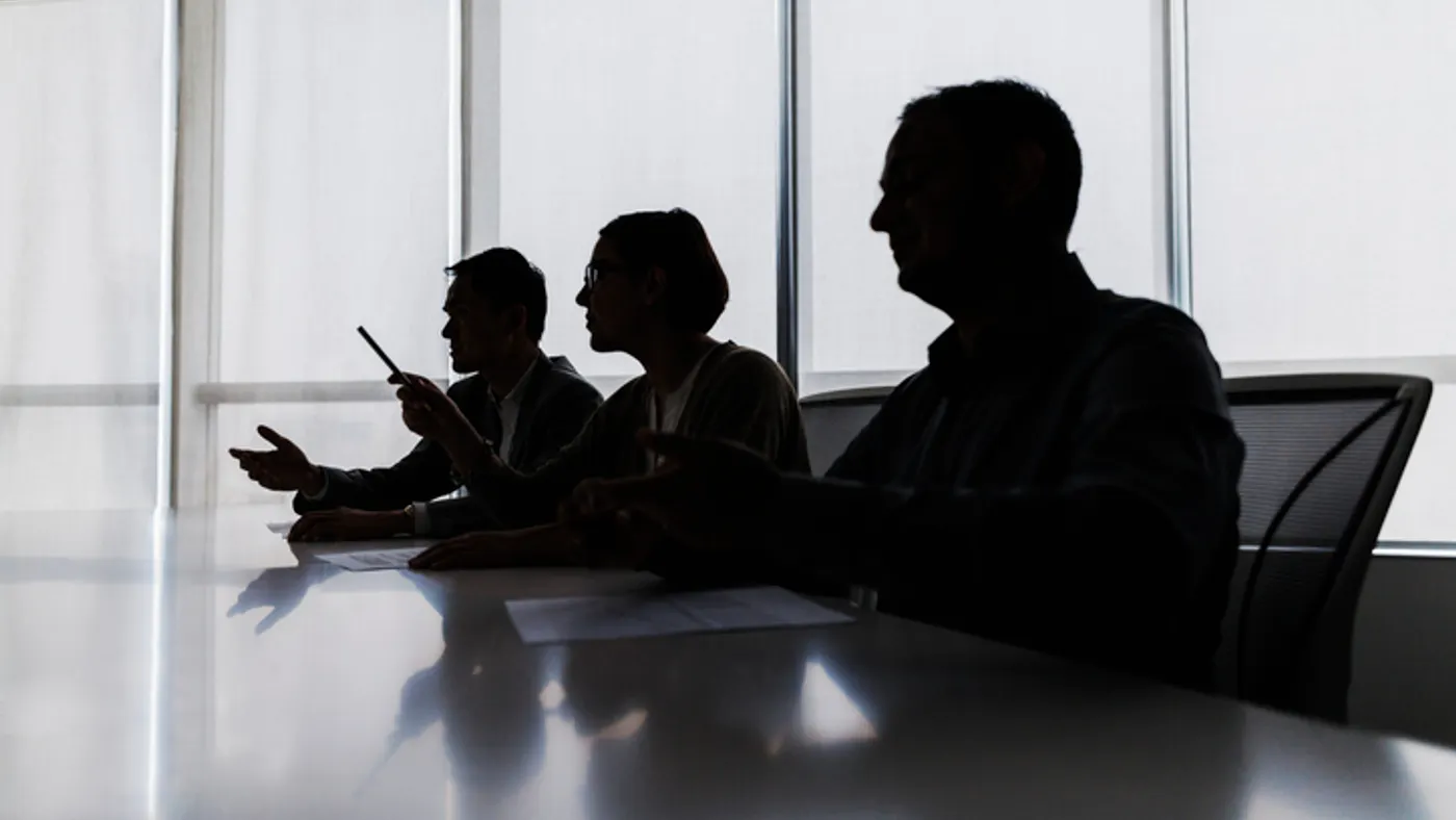 Executives at conference table