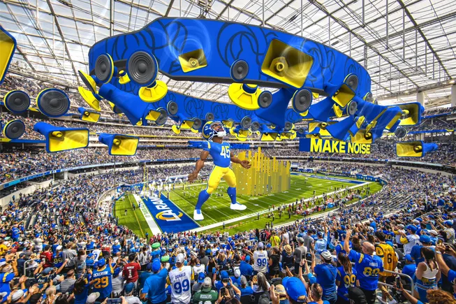 Los Angeles Rams Launches Live In-Venue AR App Sponsored By SoFi