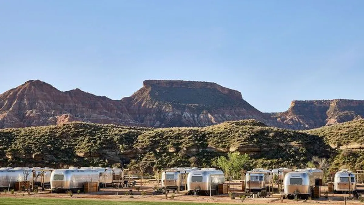 HKS was responsible for the design of the AutoCamp in Zion, Utah.