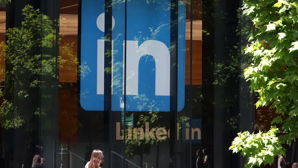 The exterior of LinkedIn headquarters in San Francisco