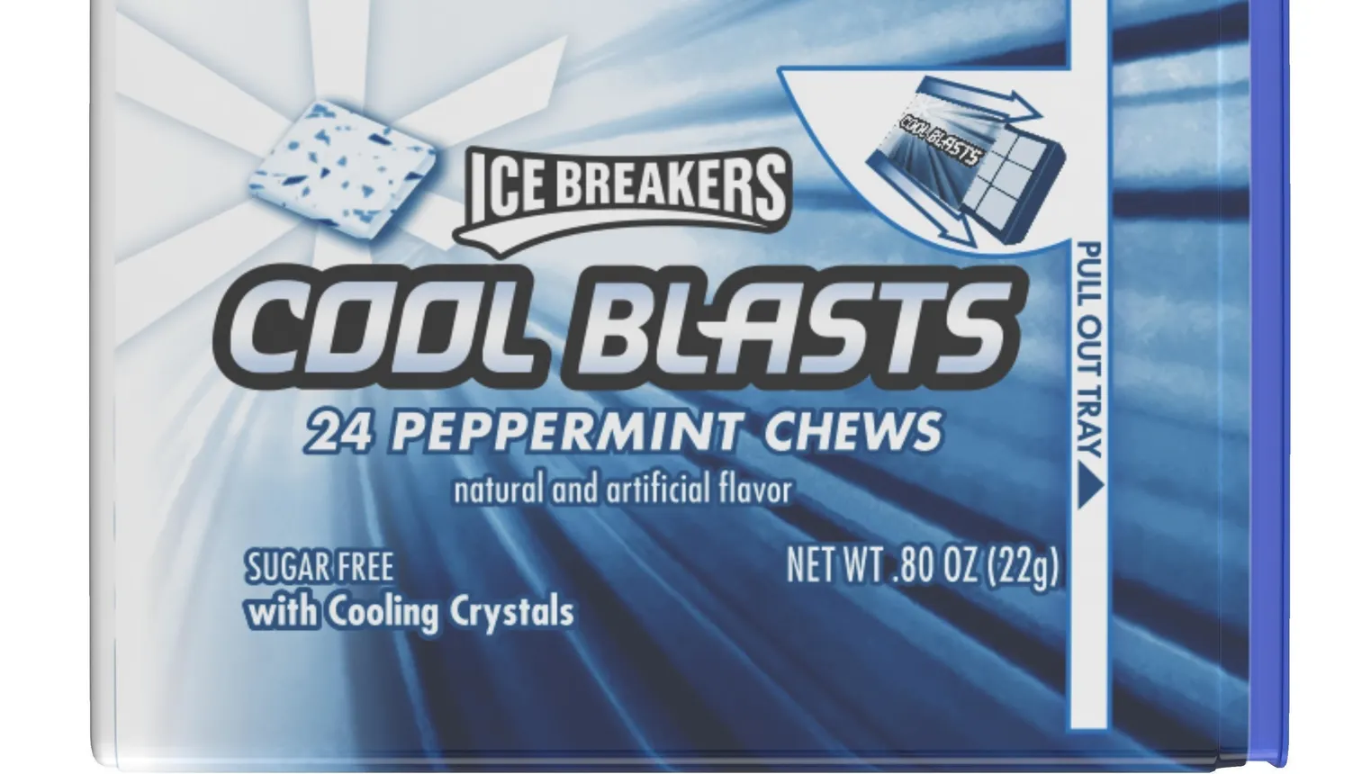 A pack of Hershey's Ice Breakers chews