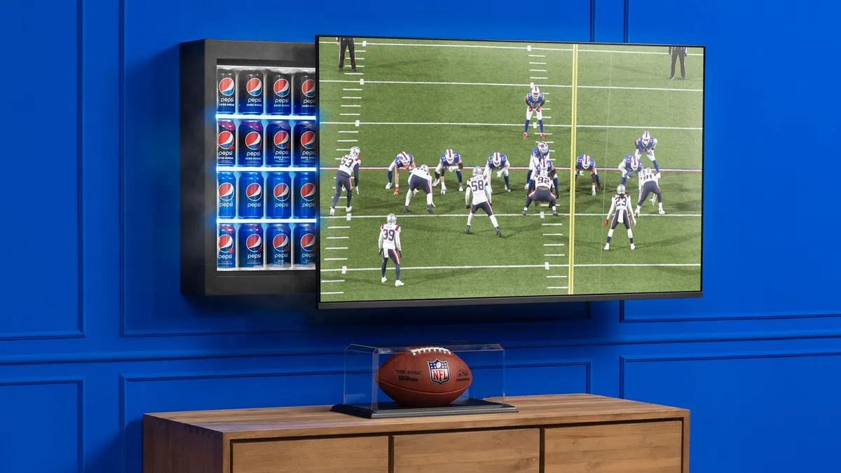 Pepsi's Gametime TV Fridge