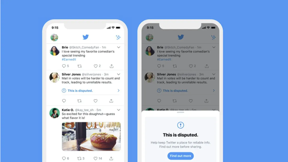 Twitter disputed info tag