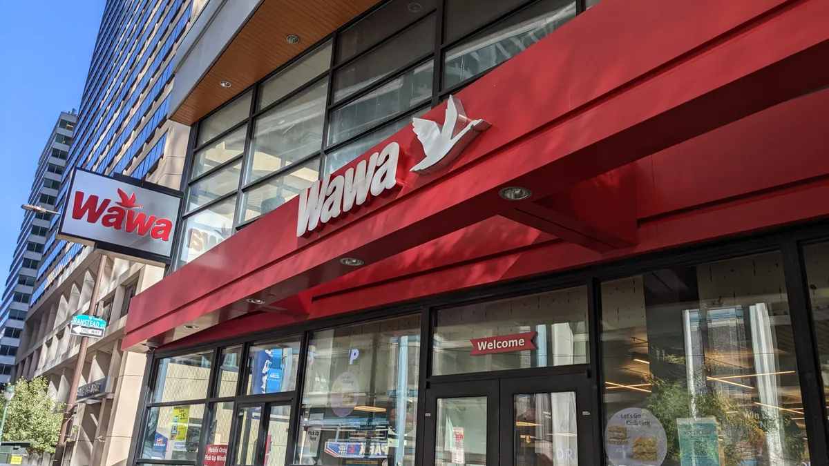 Wawa storefront in downtown Philadelphia