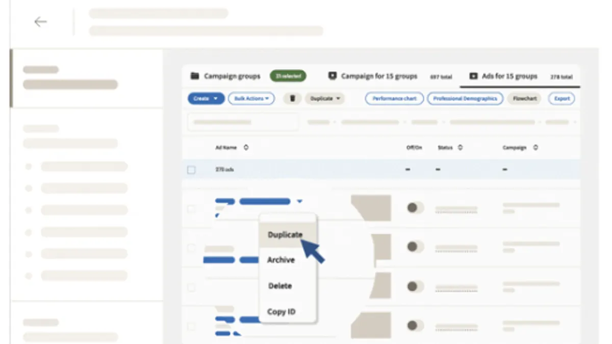 LinkedIn campaign manager updates