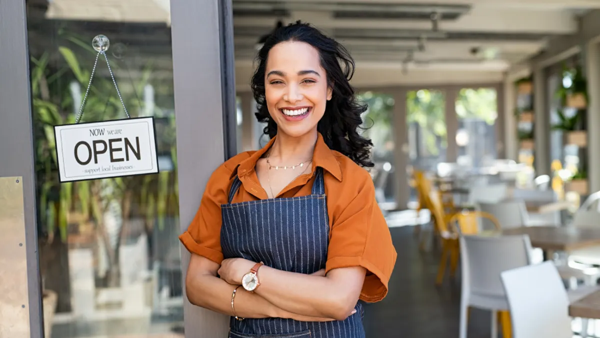 person smiling