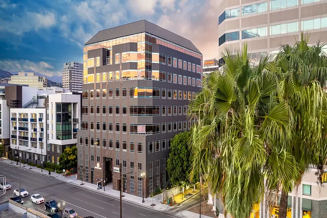 Beautiful view of Los Angeles Luxury Tower Apartments