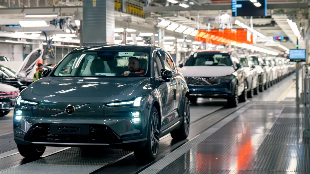 Volvo EX60 Start Of Production Sweden