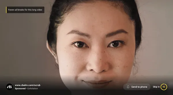 YouTube ad breaks