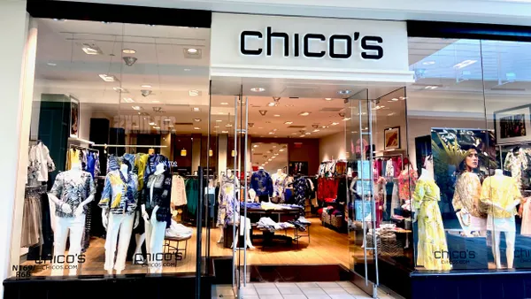 A mall clothing store.