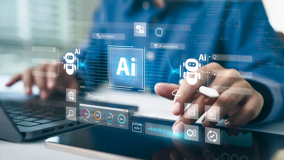 AI Artificial Intelligence technology for data analysis