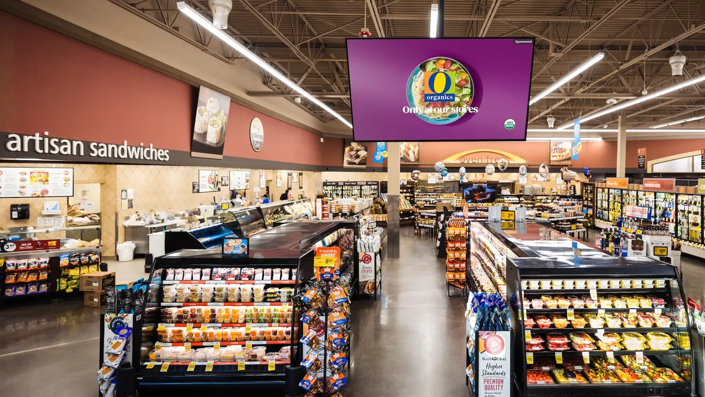 Albertsons in-store display network