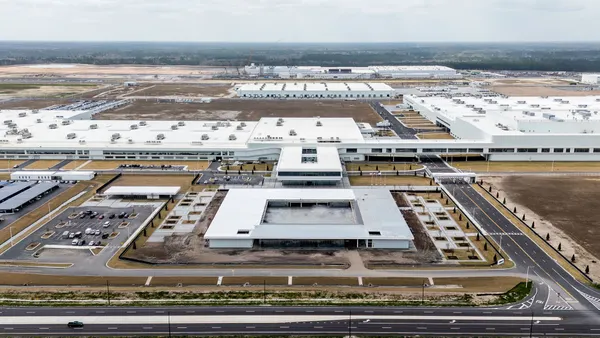 Aerial view of Hyundai Motor Group Metaplant America in Georgia