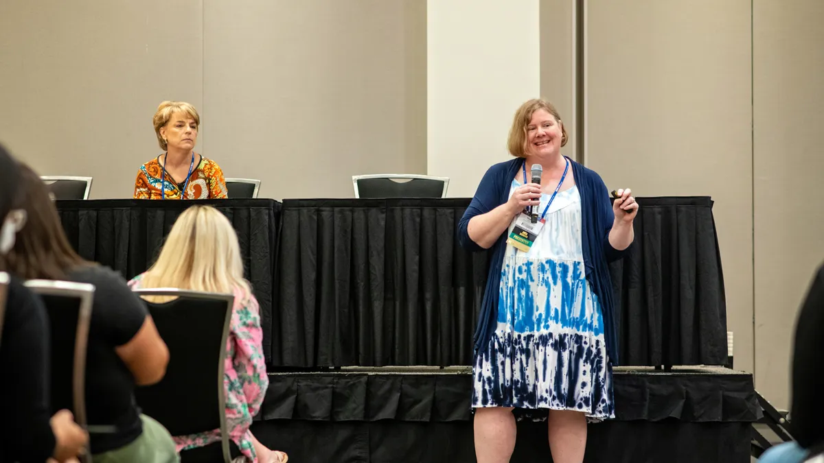 Vicki Price and Heather Fried speak at the ASCA 2022 conference