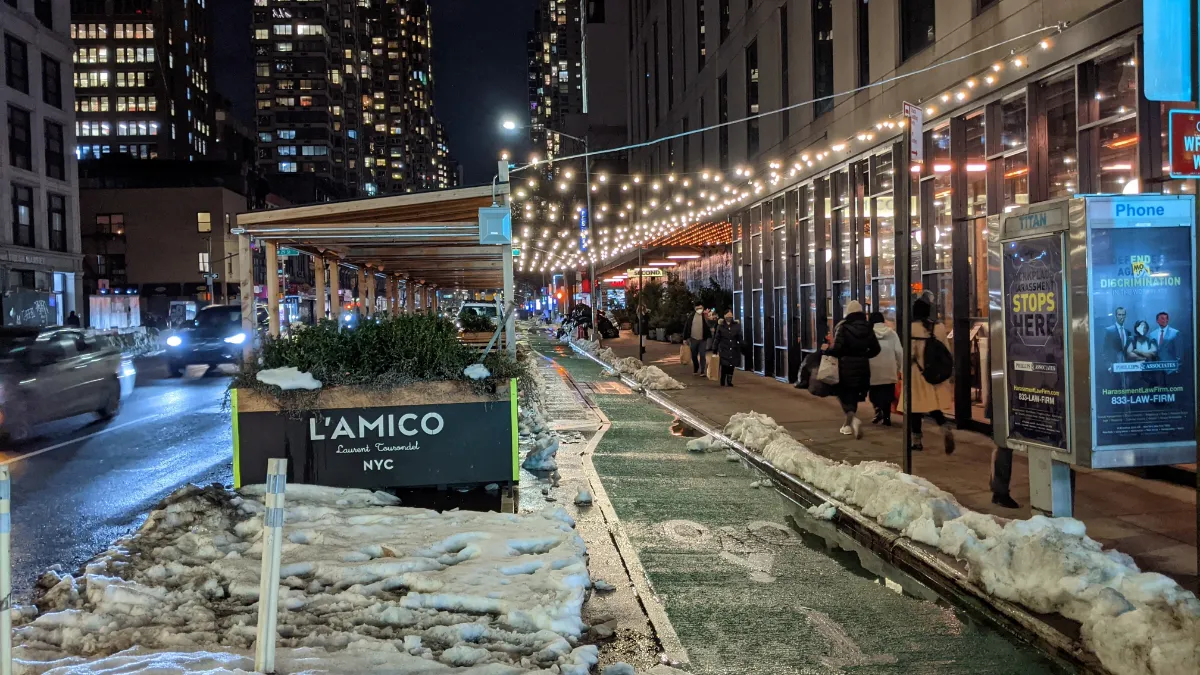 L'Amico in New York City in February 2021