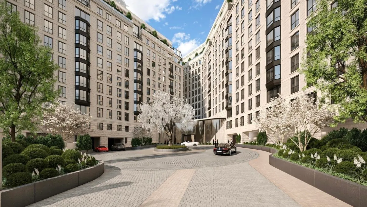 Rendering of the exterior of The Geneva conversion.