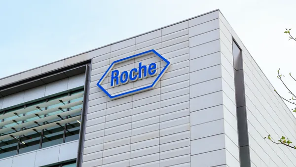 Roche Pharmaceutical Group's office building in Shanghai, China