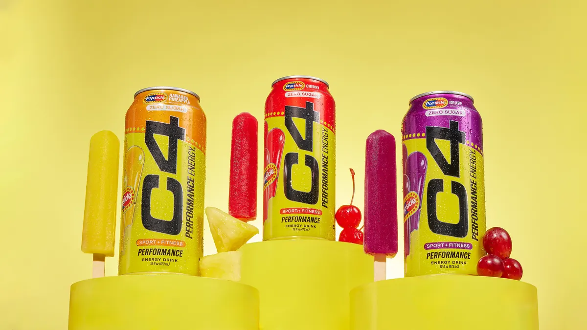 C4 is partnering with Unilever-owned Popsicle on three flavors