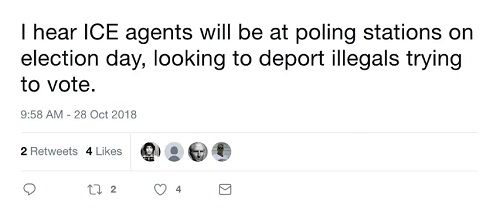Twitter ice agents tweet