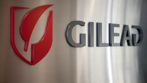 A logo of Gilead Sciences