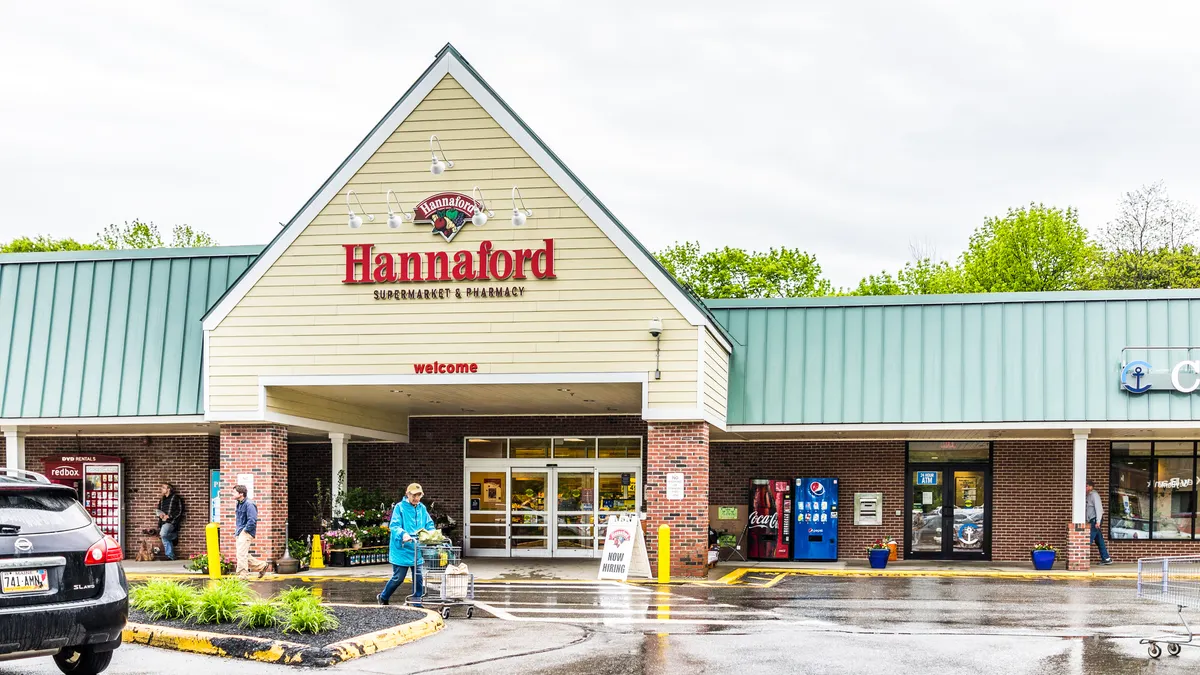 An exterior of a store.