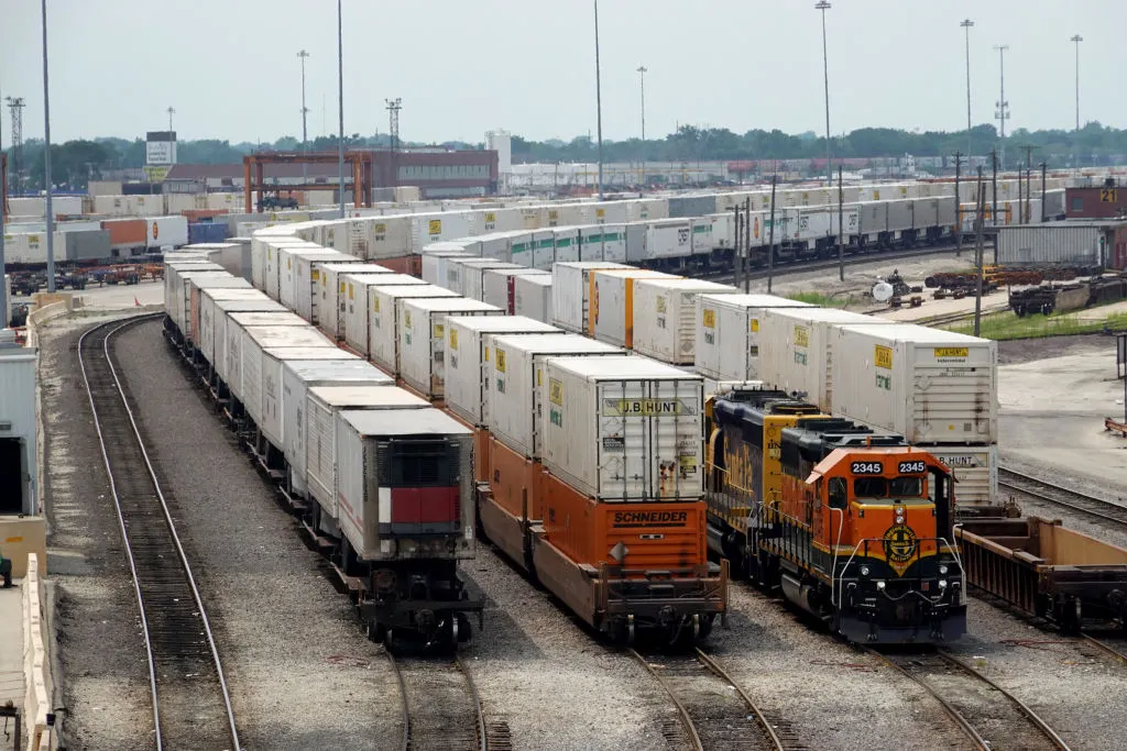 BNSF Cicero intermodal yard Chicago area