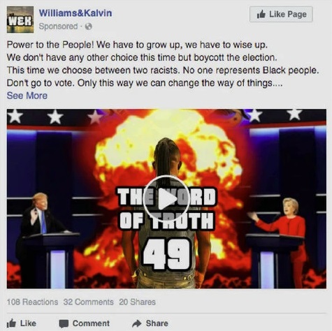 fake Facebook ad