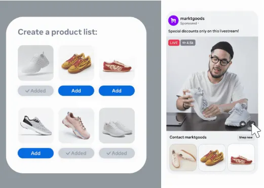 Meta Live ad formats