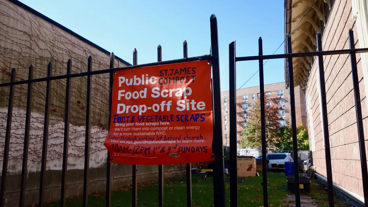 St. James Compost site, Old St. James Church, Elmhurst, Queens.