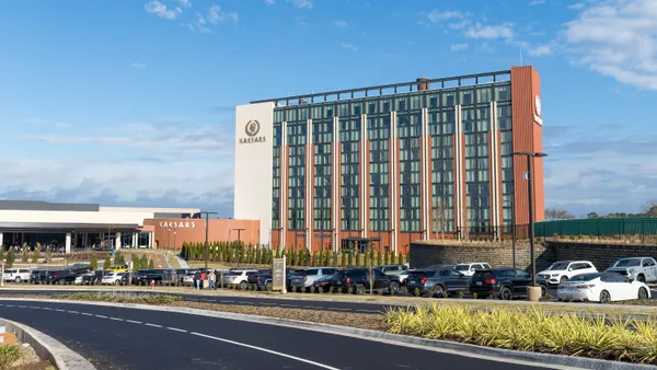 The exterior of the new Caesars Virginia.