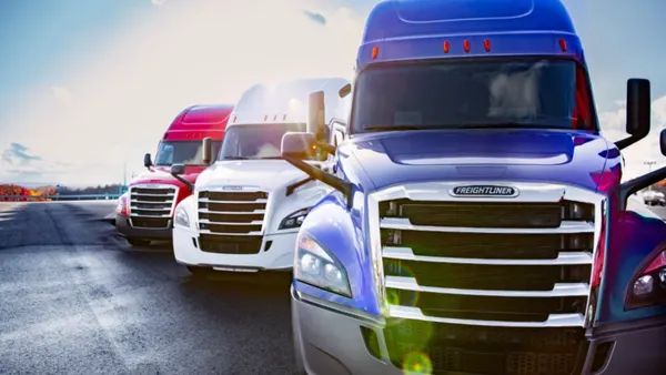 Daimler Freightliner trucks