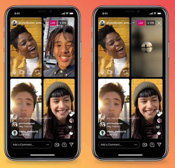 Instagram Live update