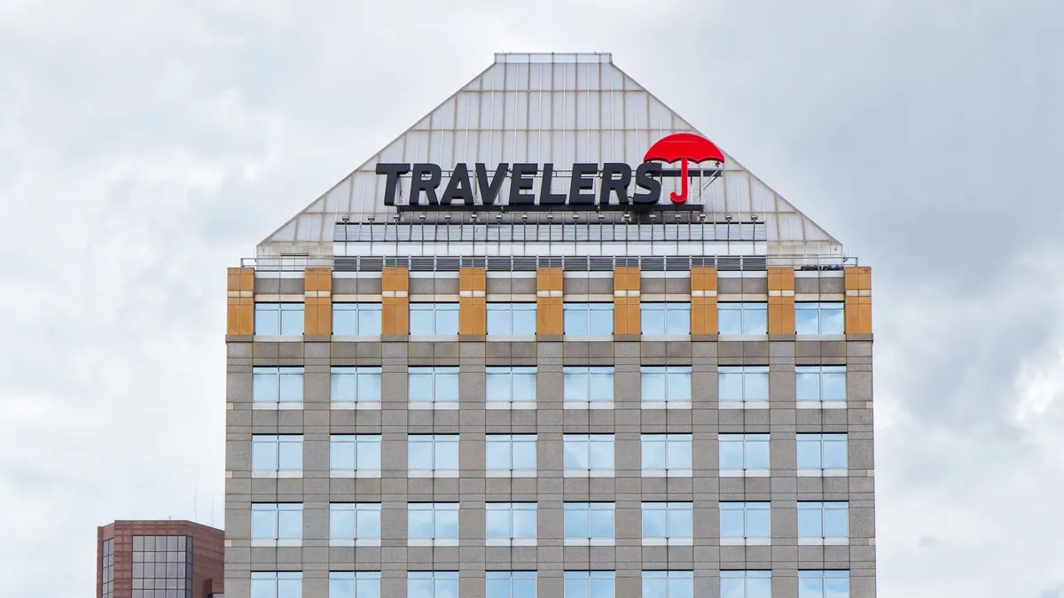 The Travelers Companies corporate headquarters in St. Paul, Minnesota on June 28, 2014.