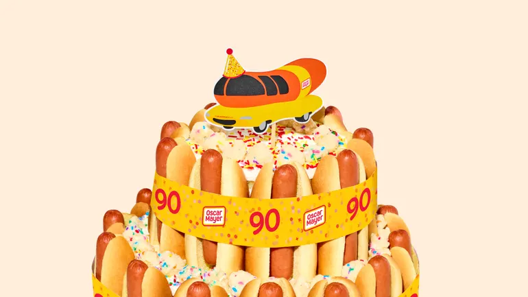 Oscar Mayer fetes Wienermobile’s 90 years with Milk Bar hot dog cake