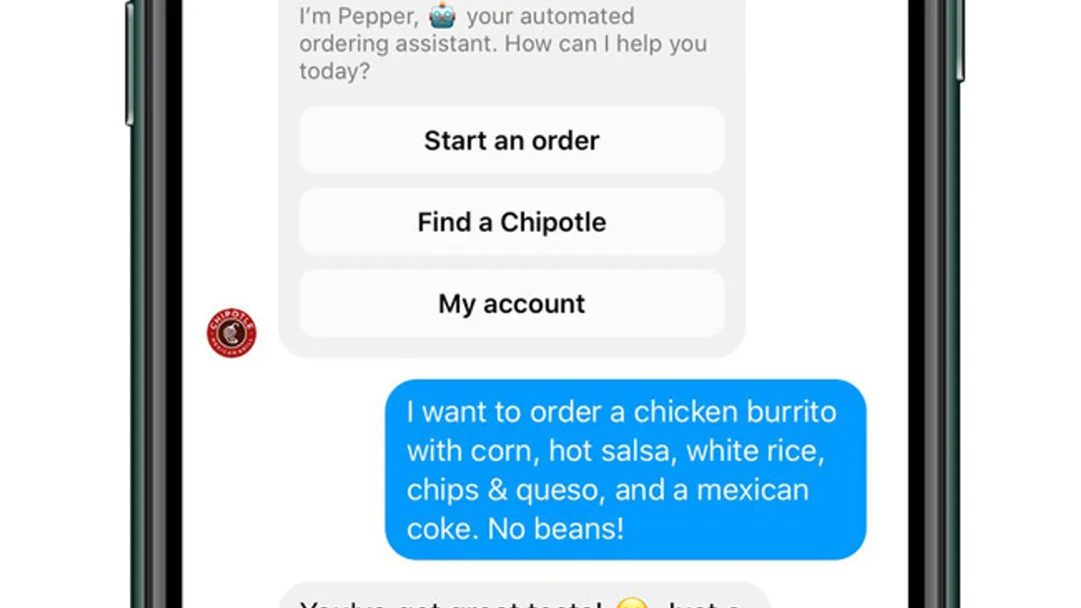 Chipotle expands digital ordering to include group orders and Facebook messenger