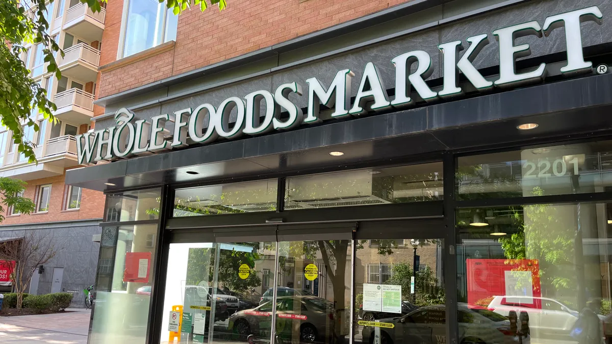 Exterior of a Whole Foods Market store in Washington, D.C.