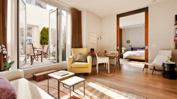 Inside of a hotel room
