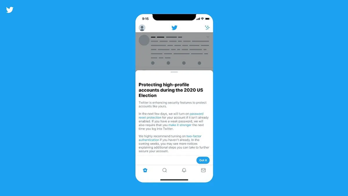Twitter election approval