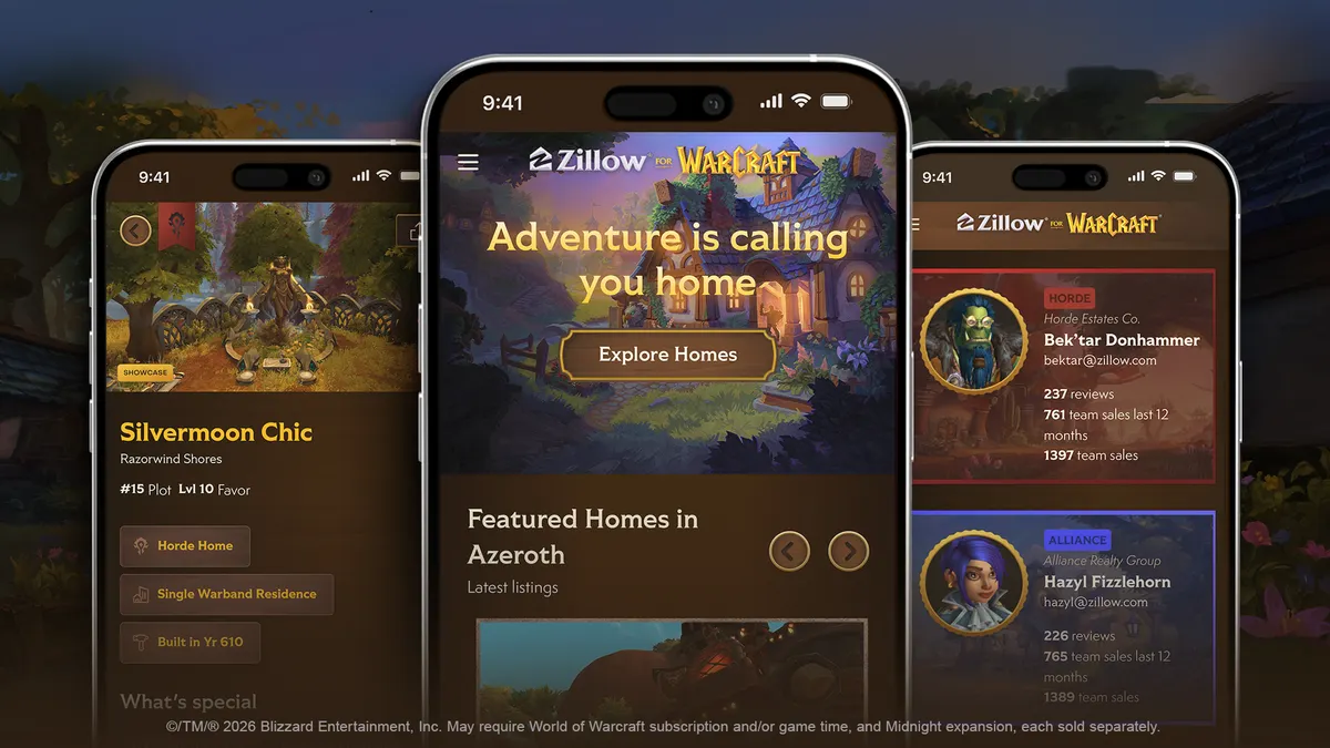 Zillow and World of Warcarft collaboration