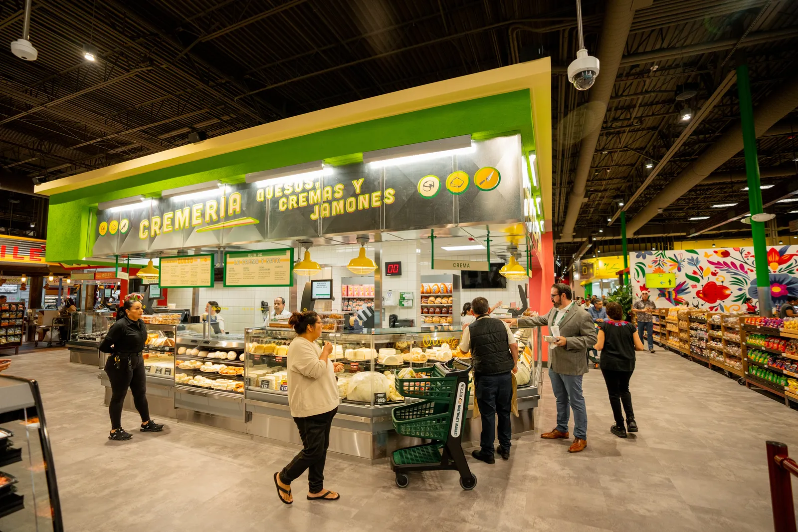 Interior of a grocery store