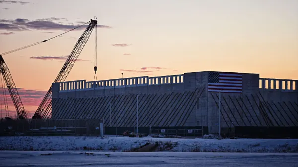 A data center under construction.