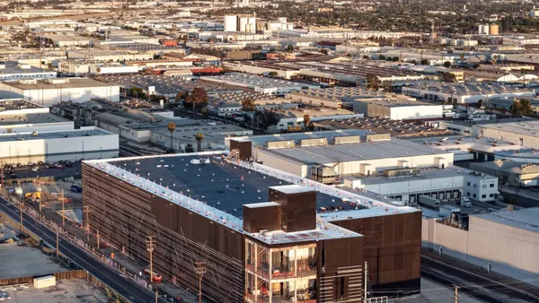 data center under construction in Vernon, Calif.
