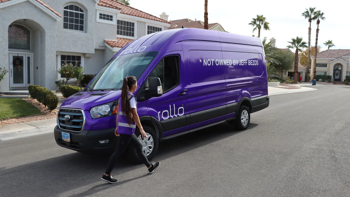 Rollo will offer delivery within Las Vegas using a fleet of three Ford E-Transits.