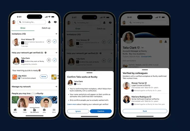 LinkedIn expands verifications